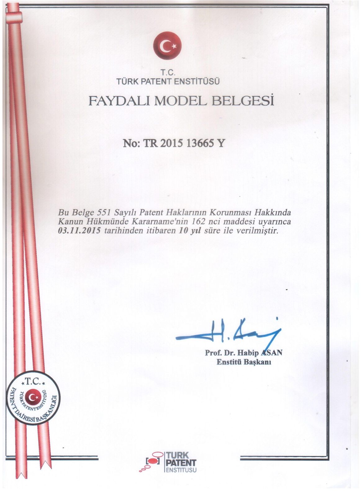 Copia escaneada del certificado Certificado de Patente