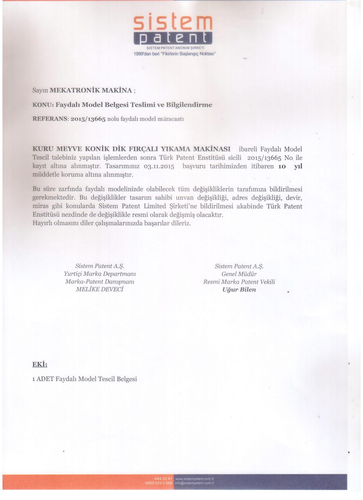 Copia escaneada del certificado Certificado de Patente