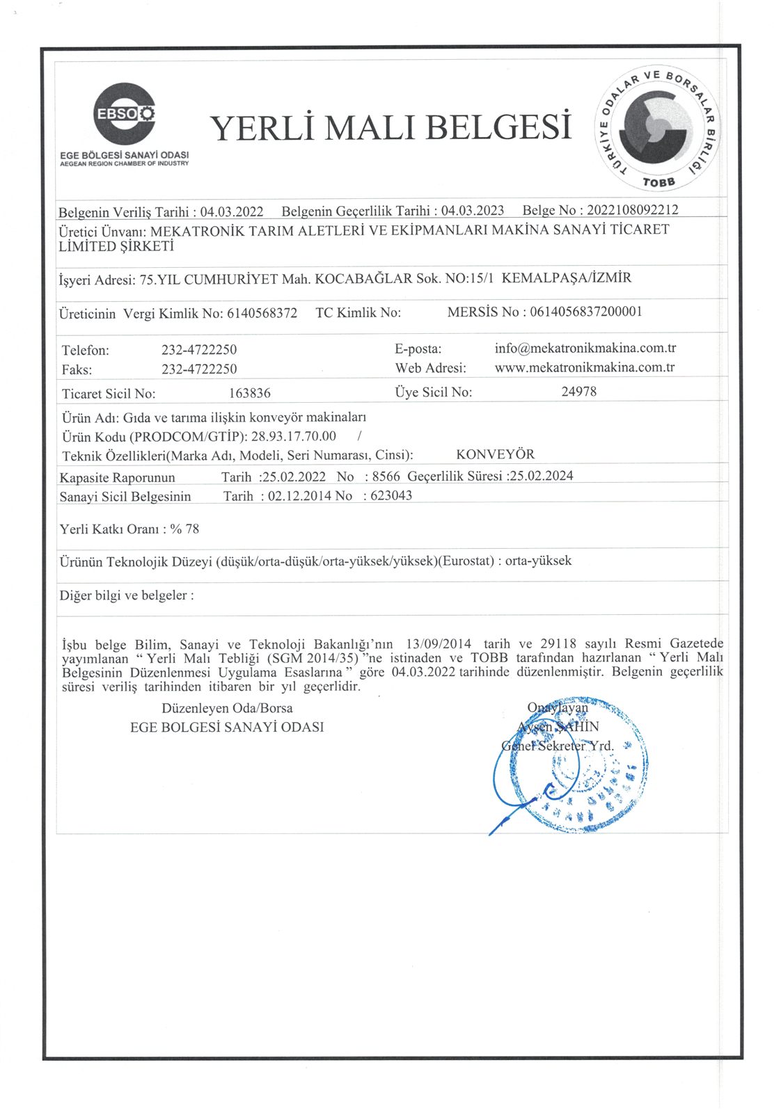 Copia escaneada del certificado Transportador